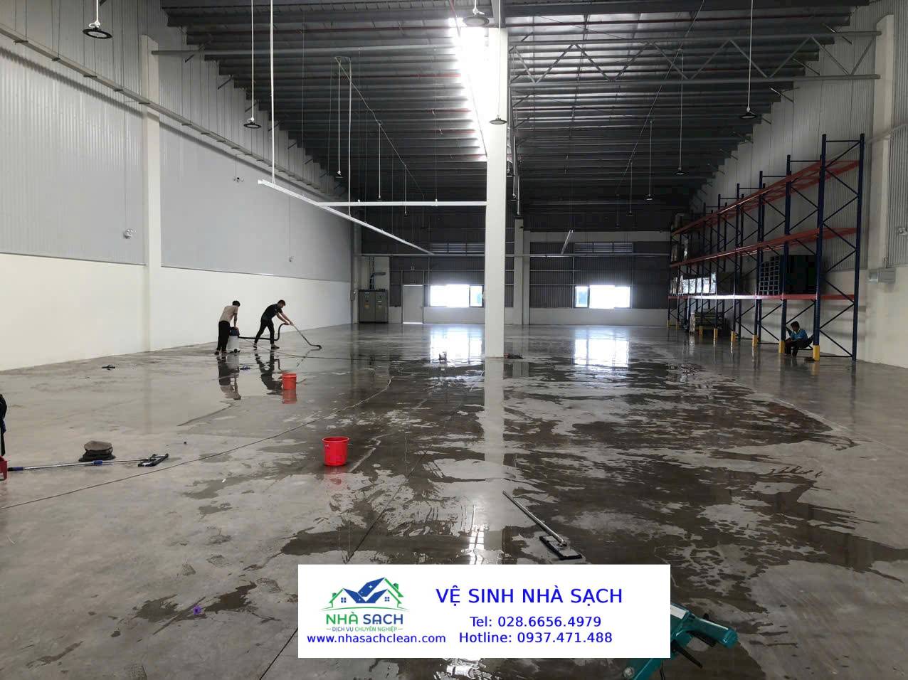 Dịch vụ vệ sinh nhà xưởng Quận 12