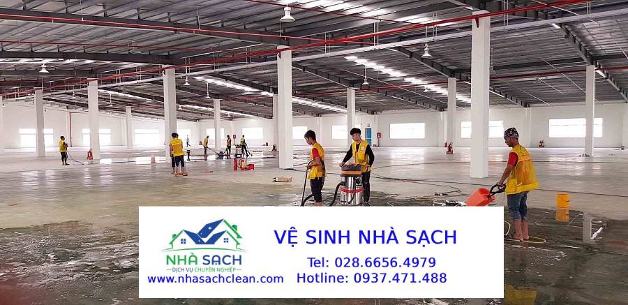 Dịch vụ vệ sinh nhà xưởng Quận 7