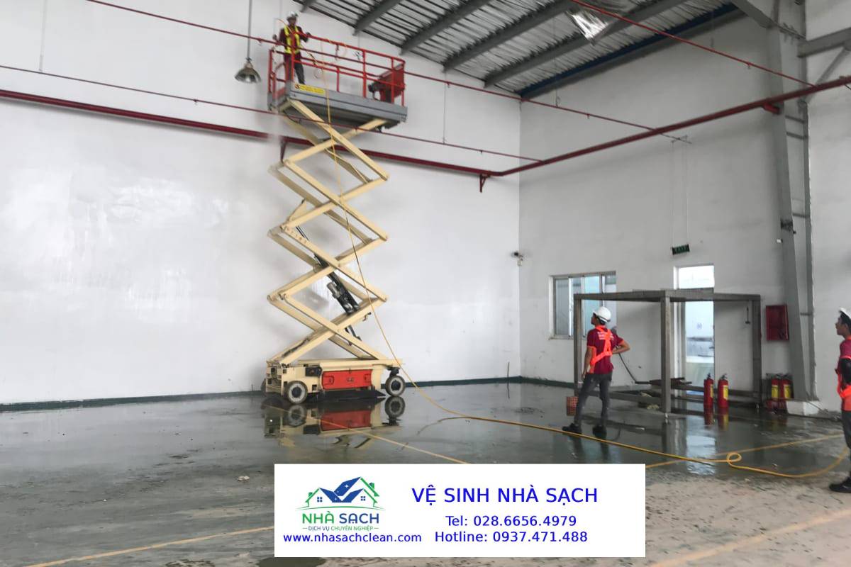 Dịch vụ vệ sinh nhà xưởng Quận Gò Vấp