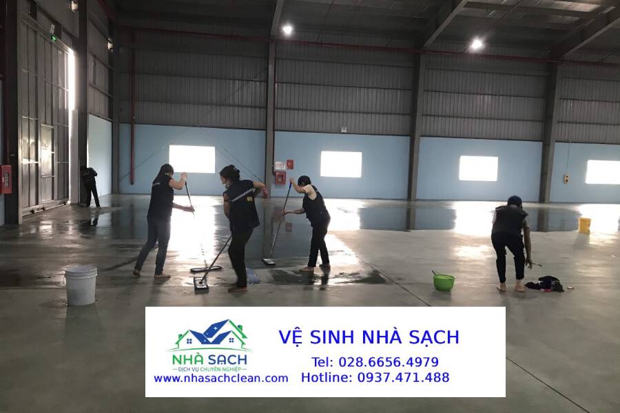 Dịch vụ vệ sinh nhà xưởng Quận Tân Bình