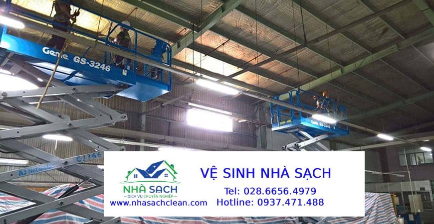 Vệ sinh nhà xưởng theo định kỳ bao nhiêu tiền