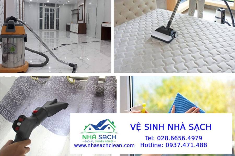 Vệ sinh nhà mới xây trước khi vào ở